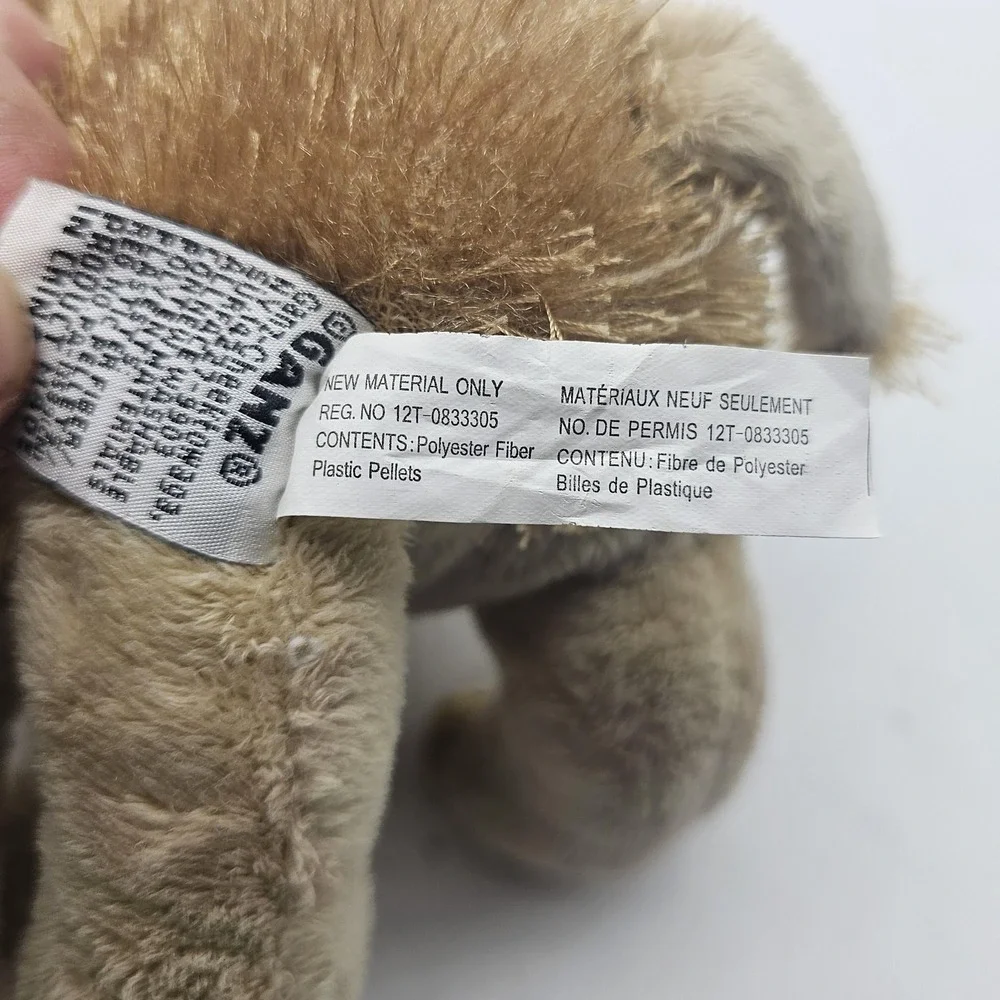 GANZ Webkinz Camel Plush Stuffed Animal Toy Small Tan Brown Soft Cute Kawaii